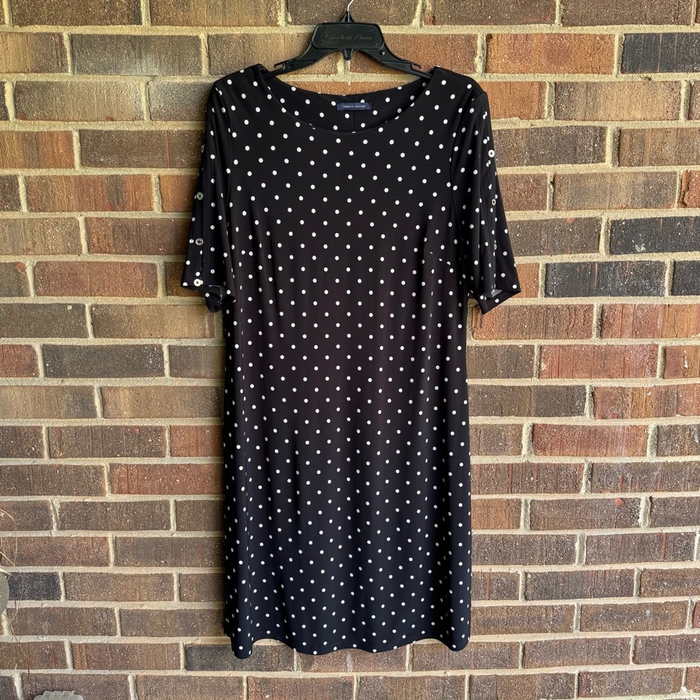 Polka Dot Black Dress